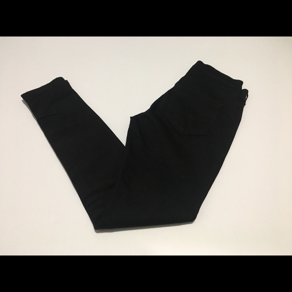 Topshop Leigh Black Jeans